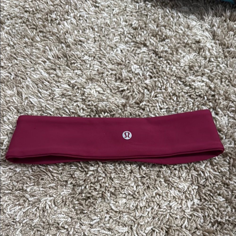 Lululemon Athletica Red Hair Accessory Headband